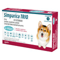 Simparica Trio, desparasitante para perro de 10 a 20 kg, 1 tableta masticable (sarolaner, moxidectina y pirantel) | NutriPets Monterrey