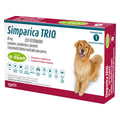Simparica Trio, desparasitante para perro de 20.1 a 40 kg, 1 tableta masticable (sarolaner, moxidectina y pirantel) | NutriPets Monterrey