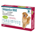 Simparica Trio, desparasitante para perro de 20.1 a 40 kg, caja con 3 tabletas masticables (sarolaner, moxidectina y pirantel) | NutriPets Monterrey