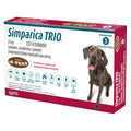 Simparica Trio, desparasitante para perro de 40 a 60 kg, caja con 3 tabletas masticables (sarolaner, moxidectina y pirantel) | NutriPets Monterrey