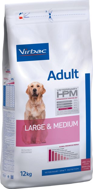 Virbac HPM Adult Dog Large & Medium – croquetas para perro Virbac