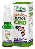 Waggy's Aceite Calmante CBD Salmón Gatos 375 mg – suplemento para gato Waggy's