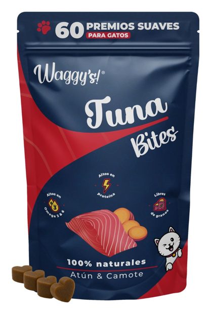 Waggy's Bites Atún Gato – premios para gato Waggy's